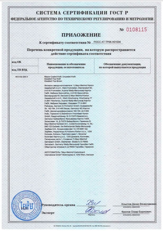 Сертификат Соответствия ГОСТ Р_Приложение_4