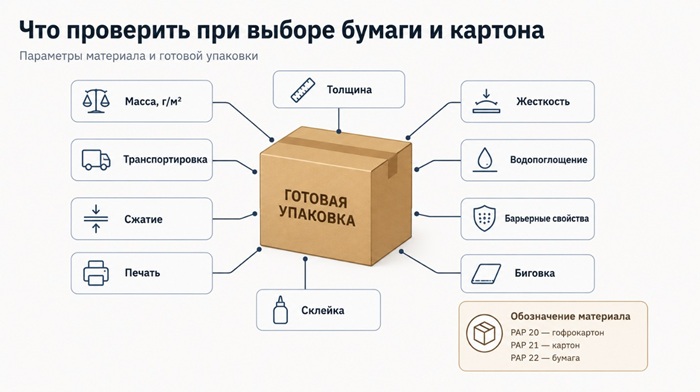 что проверить при выборе бумаги и картона